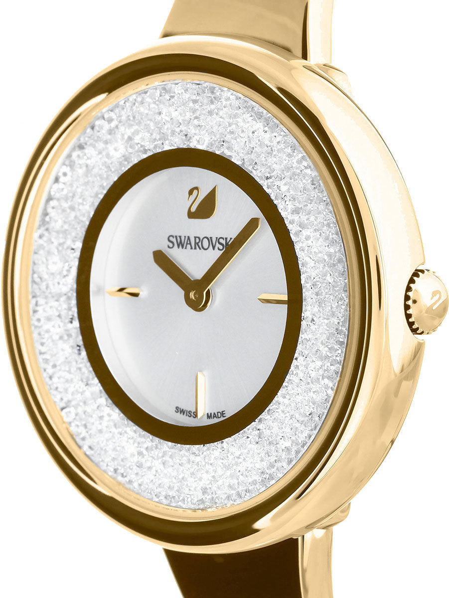 Swarovski Crystalline Bracelet White Dial Gold Steel Strap Watch for Women - 5269253 Watches Swarovski   