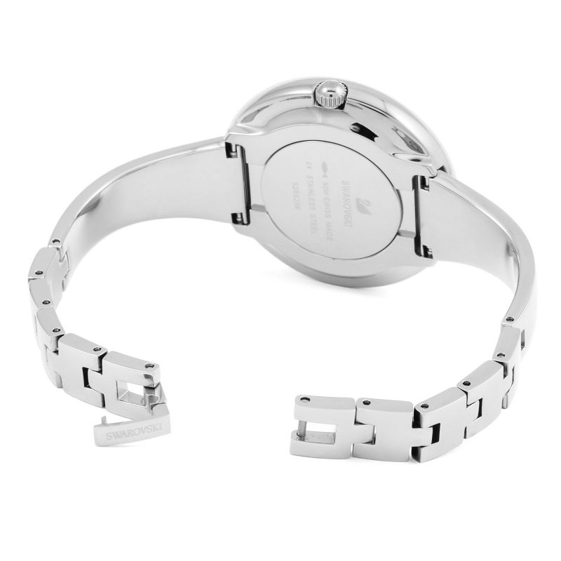 Swarovski Crystalline Pure Silver Dial Silver Steel Strap Watch for Women - 5269256 Watches Swarovski   