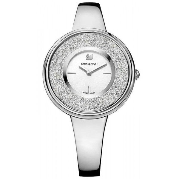 Swarovski Crystalline Pure Silver Dial Silver Steel Strap Watch for Women - 5269256 Watches Swarovski   