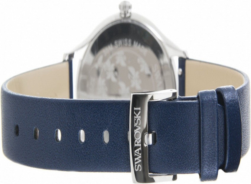 Swarovski Octea Nova Blue Dial Blue Leather Strap Watch for Women - 5295349 Watches Swarovski   