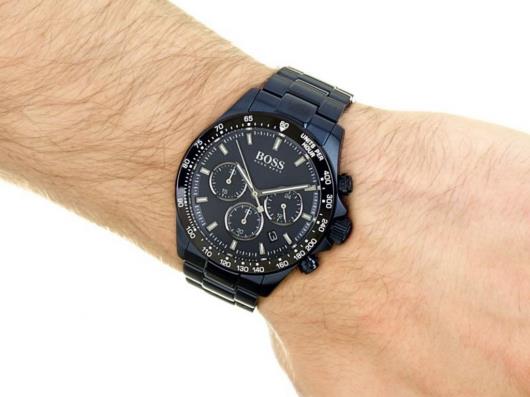 Hugo Boss Hero Sport Lux Blue Dial Blue Steel Strap Watch for Men - 1513758 Watches Hugo Boss   