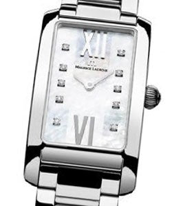 Maurice Lacroix Fiaba Mother of Pearl Dial Silver Steel Strap Watch for Women - FA2164-SS002-170 Watches Maurice Lacroix   