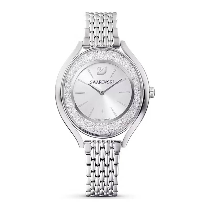 Swarovski Crystalline Aura Silver Dial Silver Steel Strap Watch for Women - 5519462 Watches Swarovski   