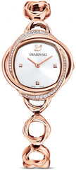 Swarovski Crystal Flower Silver Dial Rose Gold Steel Strap Watch for Women - 5547626 Watches Swarovski   