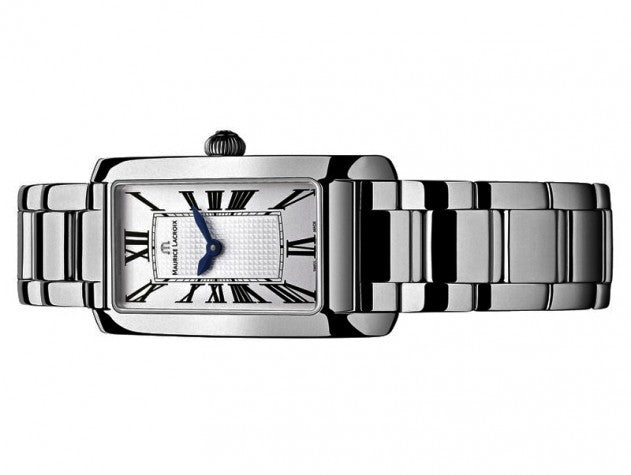 Maurice Lacroix Fiaba Diamonds White Dial Silver Steel Strap Watch for Women - FA2164-SD532-118 Watches Maurice Lacroix   