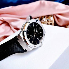Salvatore Ferragamo F-80 Classic Black Dial Black Leather Strap Watch for Men - SFDT00619 Watches Salvatore Ferragamo   