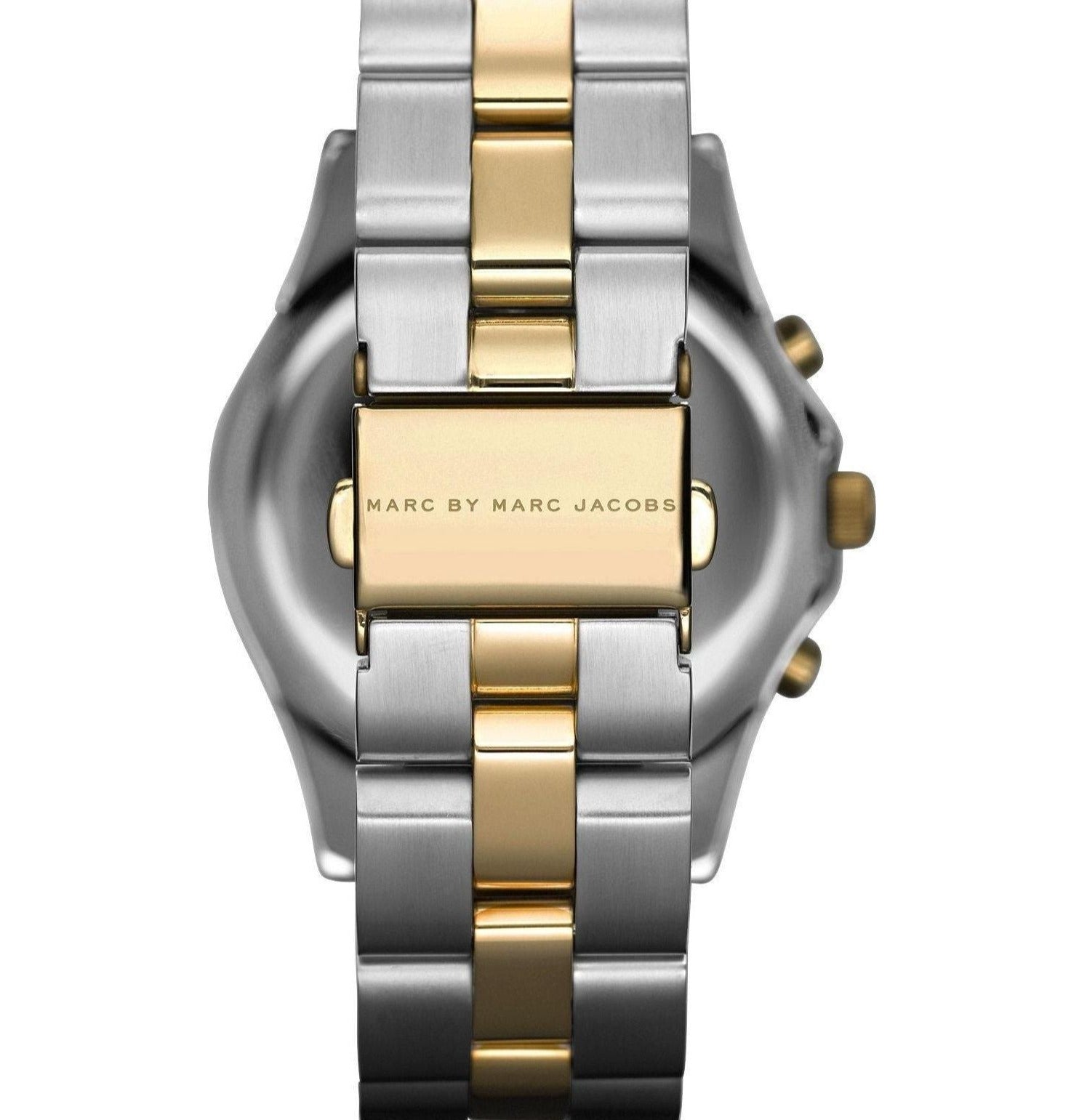 Marc Jacobs Blade Silver Dial Two Tone Stainless Steel Strap Watch for Women - MBM3177 Watches Marc Jacobs   