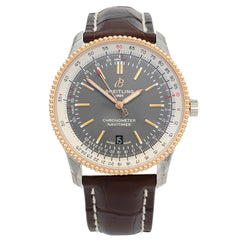 Breitling Navitimer 1 Automatic 41mm Brown Dial Brown Leather Strap Mens Watch - U17326211M1P2 Watches Breitling   