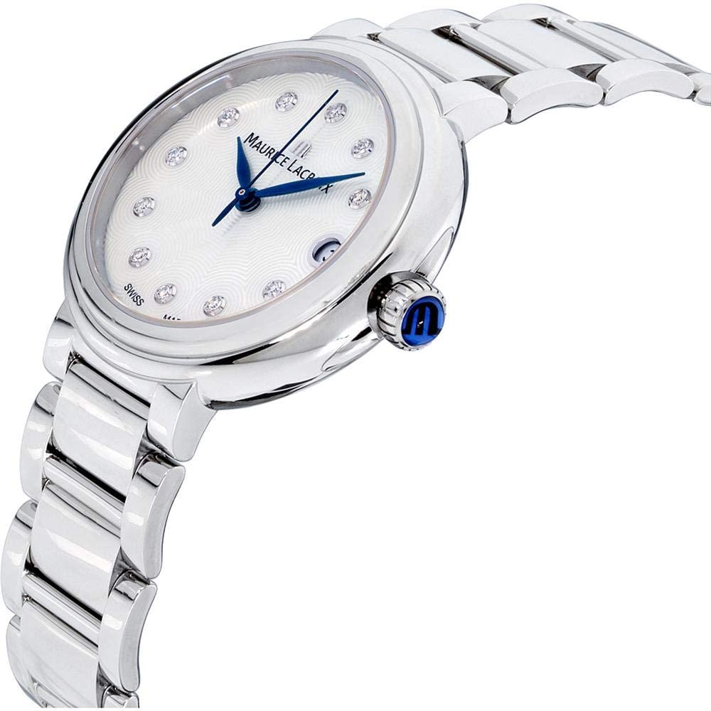 Maurice Lacroix Fiaba Mother of Pearl Dial Silver Steel Strap Watch for Women - FA1004-SS002-170-1 Watches Maurice Lacroix   