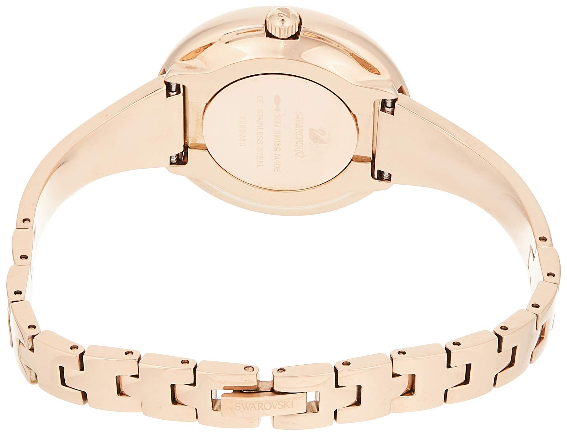 Swarovski Crystalline Bracelet White Dial Rose Gold Steel Strap Watch for Women - 5269250 Watches Swarovski   