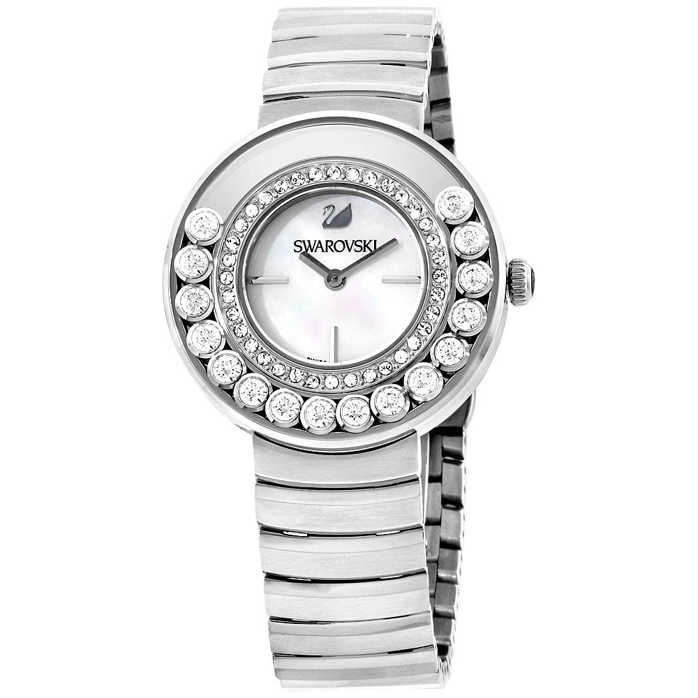 Swarovski Lovely Crystal Mother of Pearl Dial Silver Steel Strap Watch for Women - 1160307 Watches Swarovski   