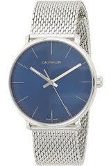 Calvin Klein High Noon Quartz Blue Dial Silver Mesh Bracelet Watch for Men - K8M2112N Watches Calvin Klein   