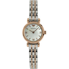 Emporio Armani Gianni Mother of Pearl Dial Two Tone Stainless Steel Watch For Women - AR1764 Watches Emporio Armani   