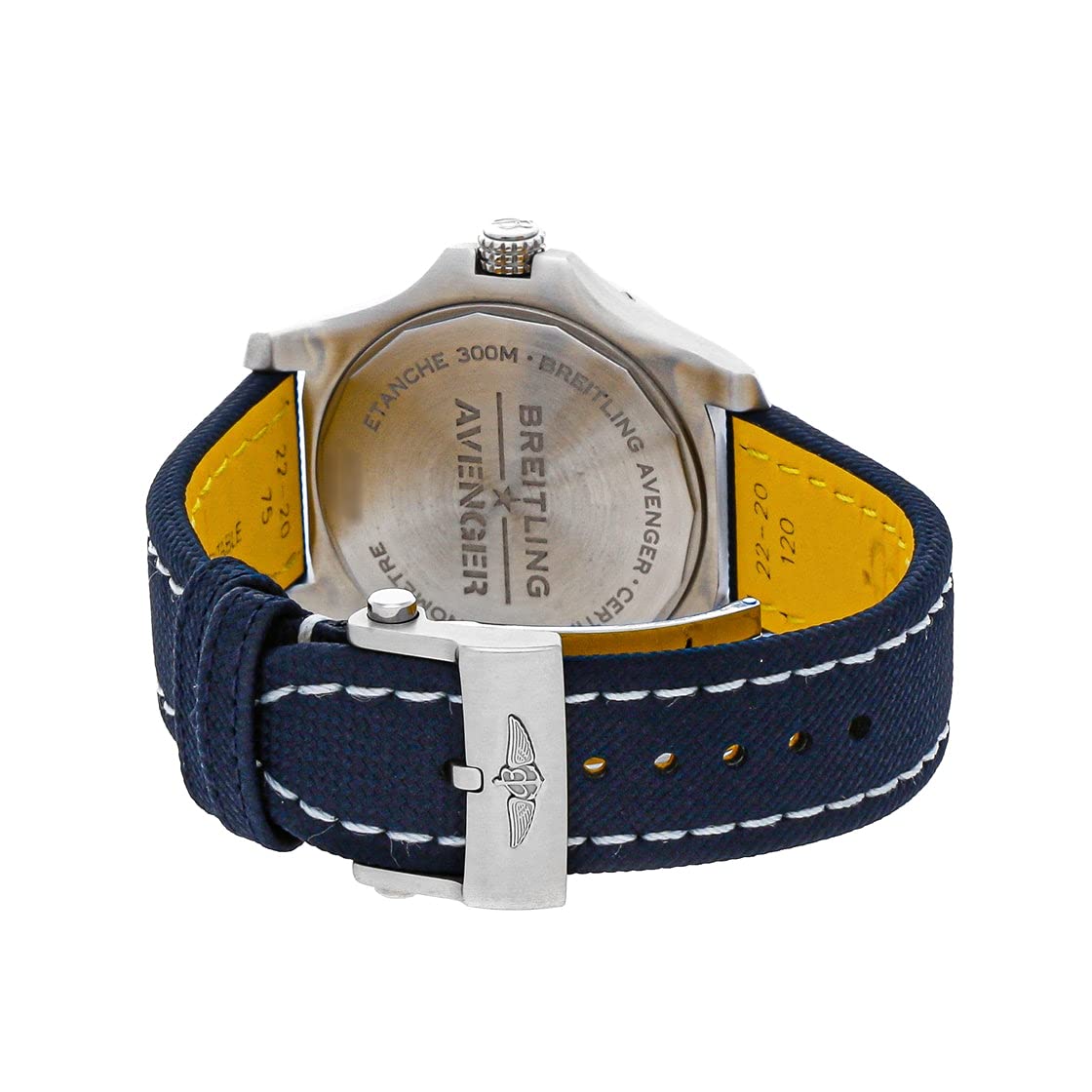 Breitling Avenger Automatic 43mm Blue Dial Blue Nylon Strap Watch for Men - A17318101C1X2 Watches Breitling   