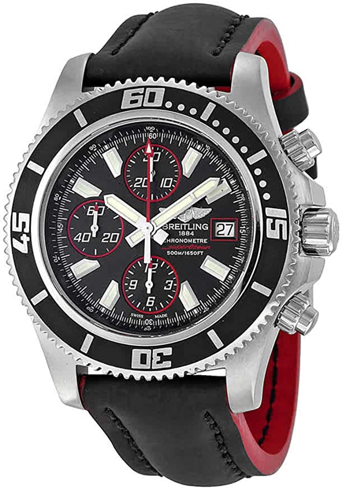 Breitling Superocean Chronograph II Black Dial 44mm Automatic Mens Watch - A1334102/BA81 Watches Breitling   