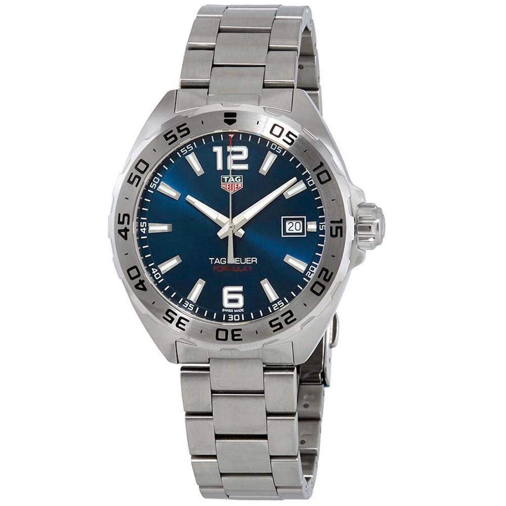 Tag Heuer Formula 1 Stainless Steel 41mm Blue Dial Silver Steel Strap Watch for Men - WAZ1118.BA0875 Watches Tag Heuer   