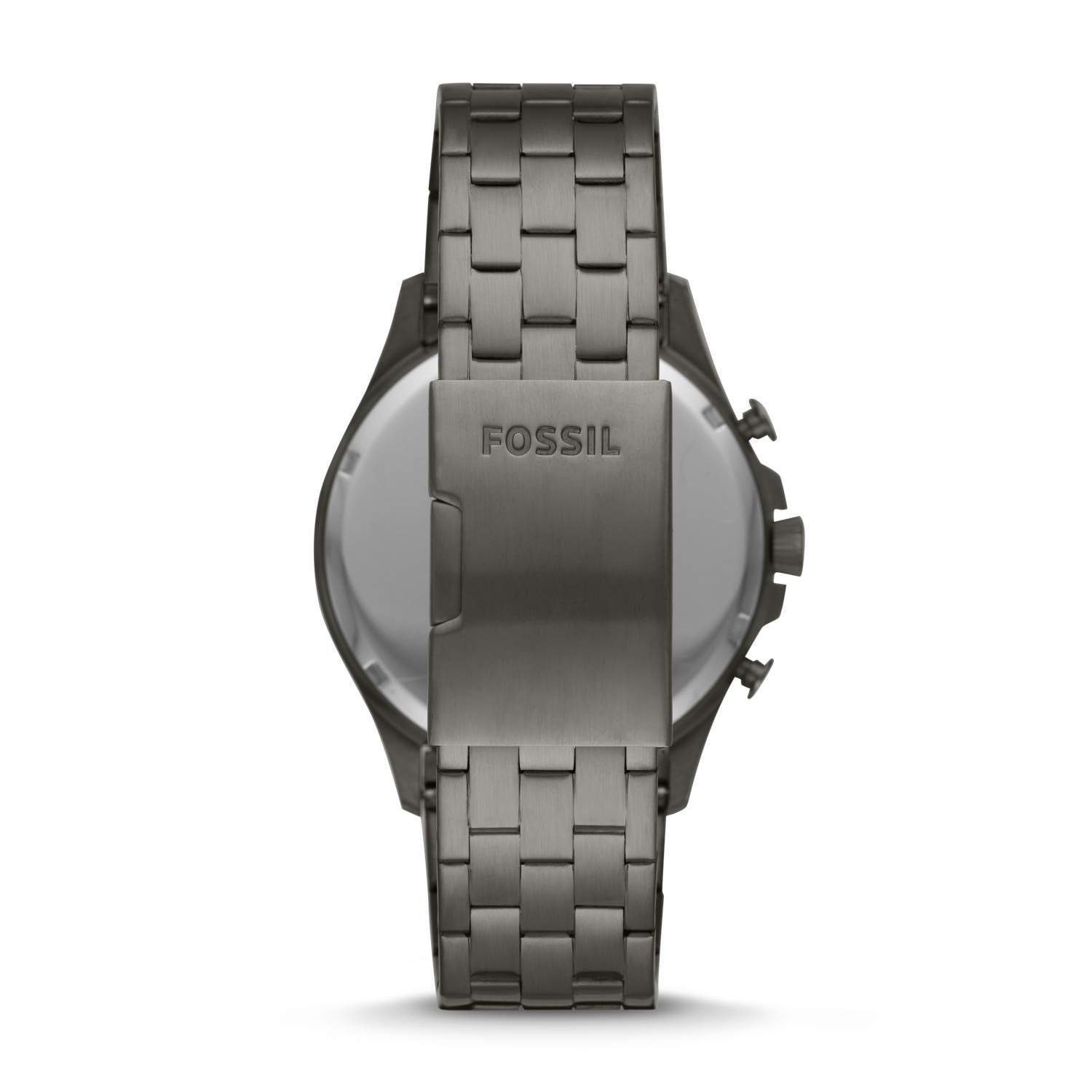 Fossil Forrester Chronograph Black Dial Grey Steel Strap Watch for Men - FS5606 Watches Fossil   