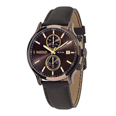 Maserati Epoca Chronograph Brown Dial Brown Leather Watch For Men - R8871618006 Watches Maserati   