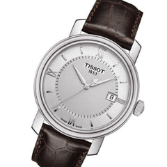 Tissot T Classic Bridgeport Brown Leather Strap Watch For Men - T097.410.16.038.00 Watches Tissot   