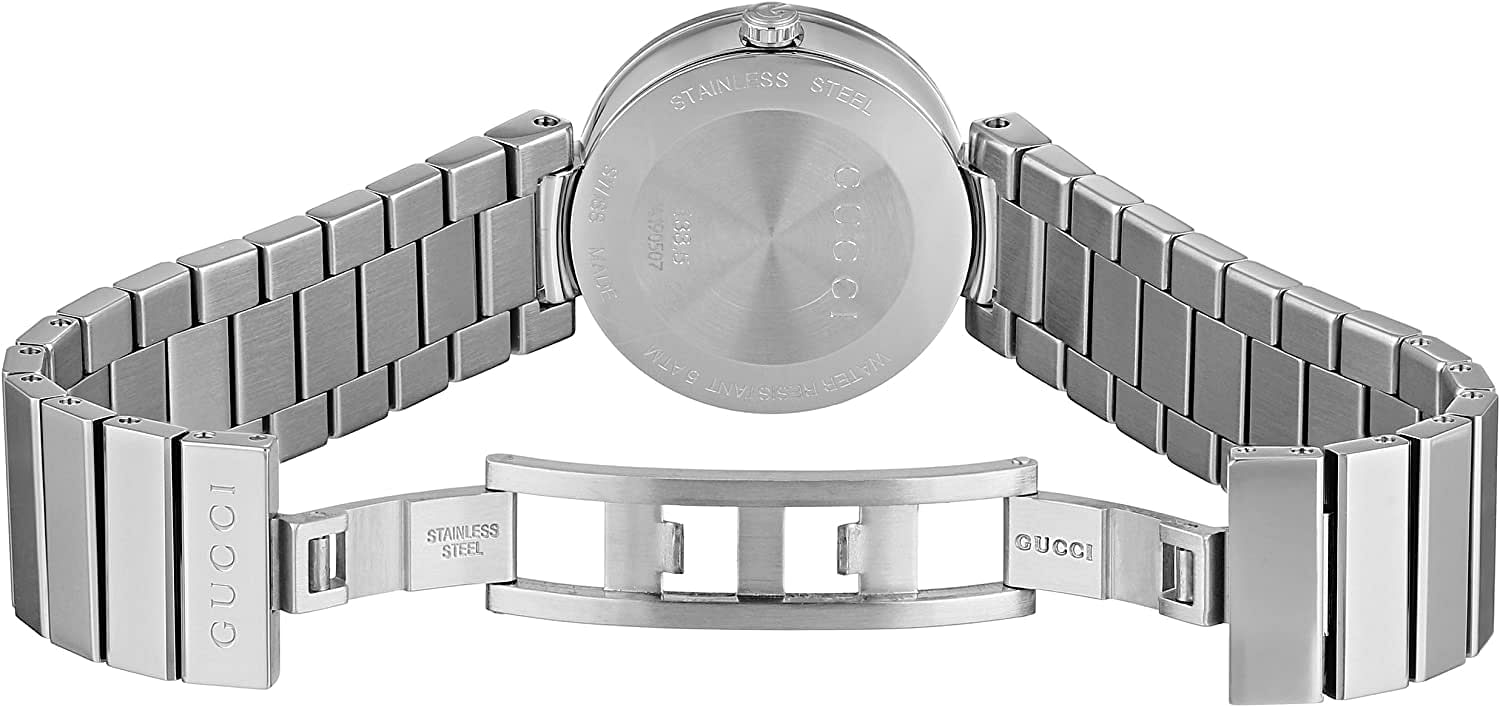 Gucci G Interlocking Silver Dial Silver Steel Strap Watch For Women - YA133503 Watches Gucci   