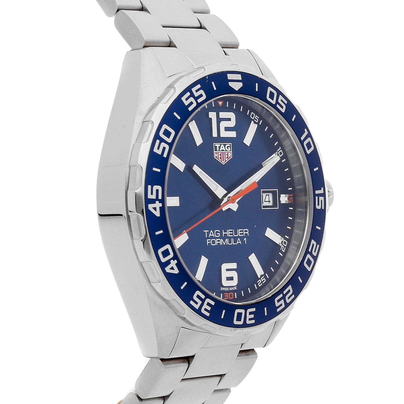 Tag Heuer Formula 1 Quartz 43mm Blue Dial Silver Steel Strap Watch for Men - WAZ1010.BA0842 Watches Tag Heuer   