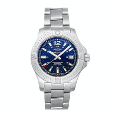 Breitling Colt Automatic 44mm Blue Dial Silver Steel Strap Mens Watch - A1738811/C906/173A Watches Breitling   