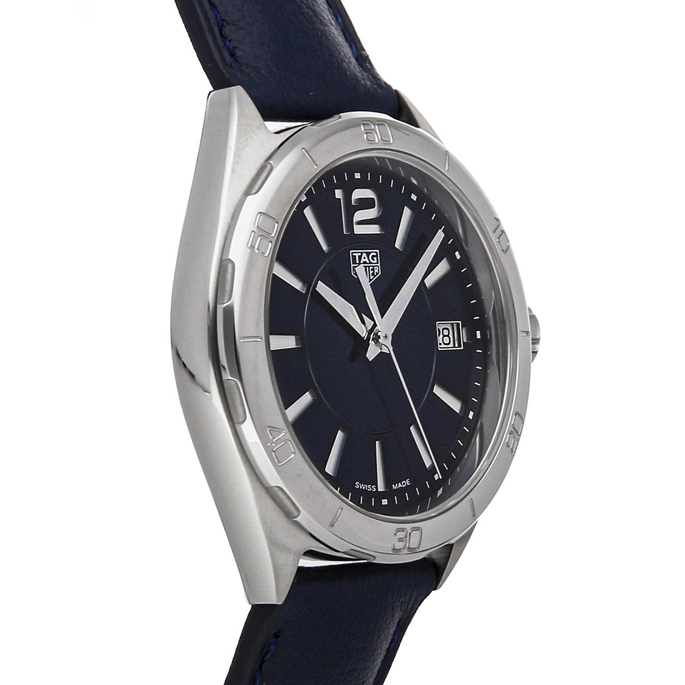 Tag Heuer Formula 1 Quartz 35mm Blue Dial Blue Leather Strap Watch for Women - WBJ1312.FC8231 Watches Tag Heuer   