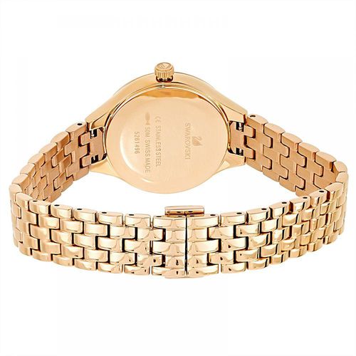 Swarovski Lovely Crystals Mother of Pearl Dial Rose Gold Steel Strap Watch for Women - 5261496 Watches Swarovski   