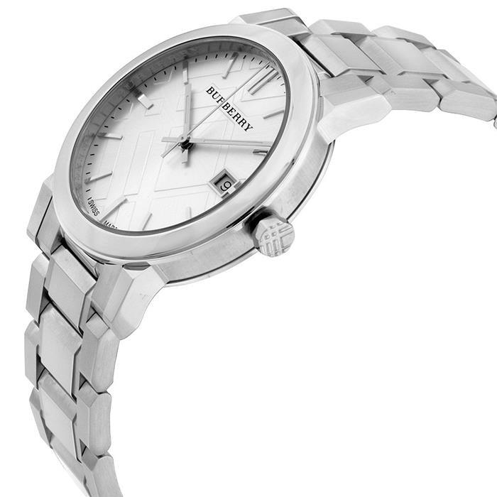 Burberry The City Silver Dial Silver Stainless Steel Strap Watch for Women - BU9000 Watches Burberry   