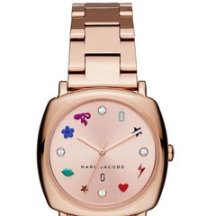 Marc Jacobs Mandy Rose Gold Dial Rose Gold Stainless Steel Strap Watch for Women - MJ3550 Watches Marc Jacobs   