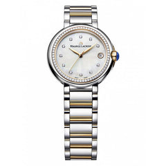 Maurice Lacroix Fiaba Date Diamonds White Mother of Pearl Dial Two Tone Steel Strap Watch for Women - FA1007-PVP23-170-1 Watches Maurice Lacroix   