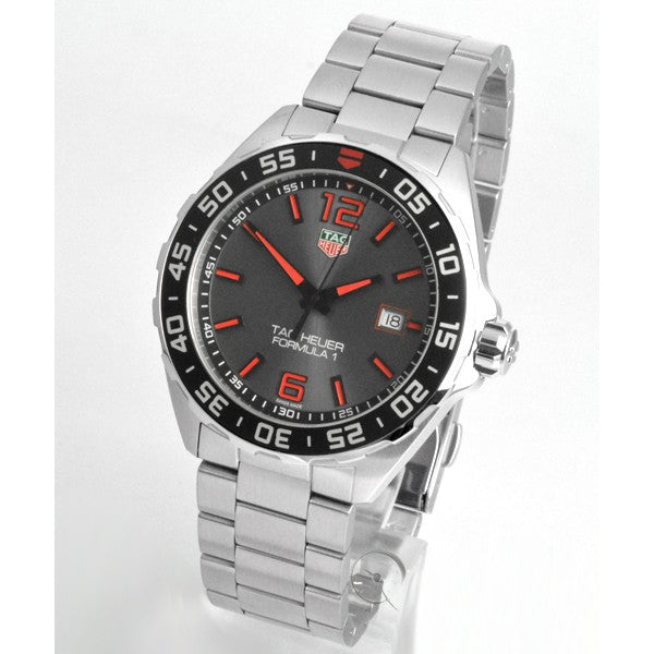 Tag Heuer Formula 1 Quartz 43mm Anthracite Dial Silver Steel Strap Watch for Men - WAZ1018.BA0842 Watches Tag Heuer   