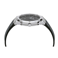 Salvatore Ferragamo F-80 Classic Black Dial Black Leather Strap  Watch for Men - SFDT00219 Watches Salvatore Ferragamo   