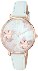 Fossil Jacqueline Multi Colored Dial Blue Leather Strap Watch for Women - ES4813 Watches Fossil   