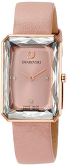 Swarovski Uptown Pink Dial Pink Leather Strap Watch for Women - 5547719 Watches Swarovski   