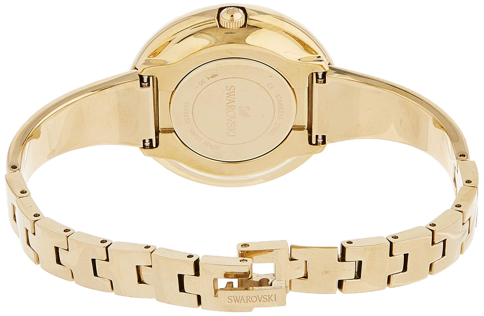 Swarovski Crystalline Bracelet White Dial Gold Steel Strap Watch for Women - 5269253 Watches Swarovski   