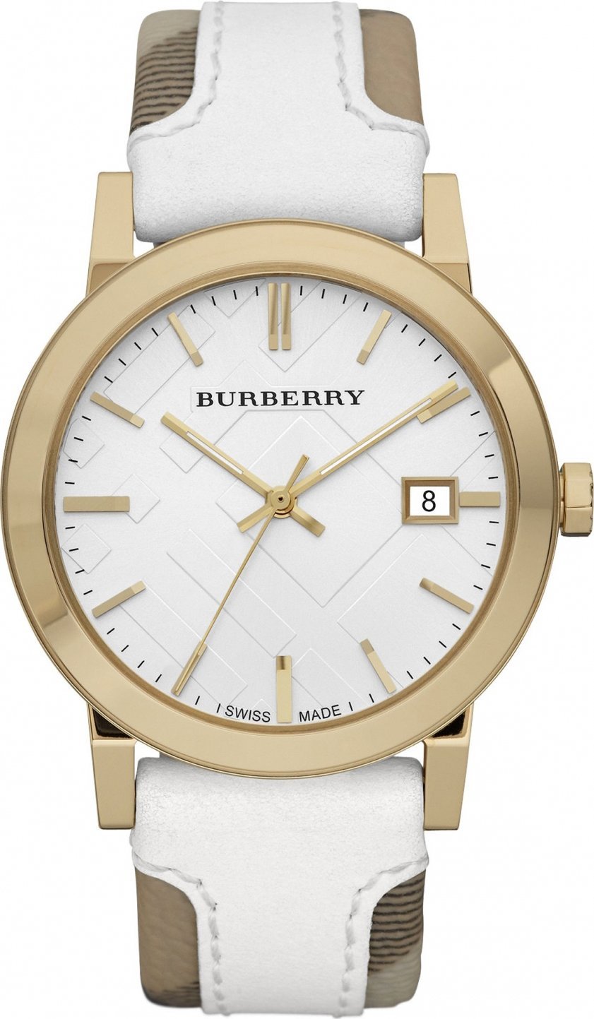 Burberry The City White Dial White Leather Strap Watch for Women - BU9015 Watches Burberry   