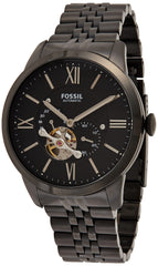 Fossil Townsman Multi Function Mechanical Black Dial Black Steel Strap Watch for Men - ME3062 Watches Fossil   