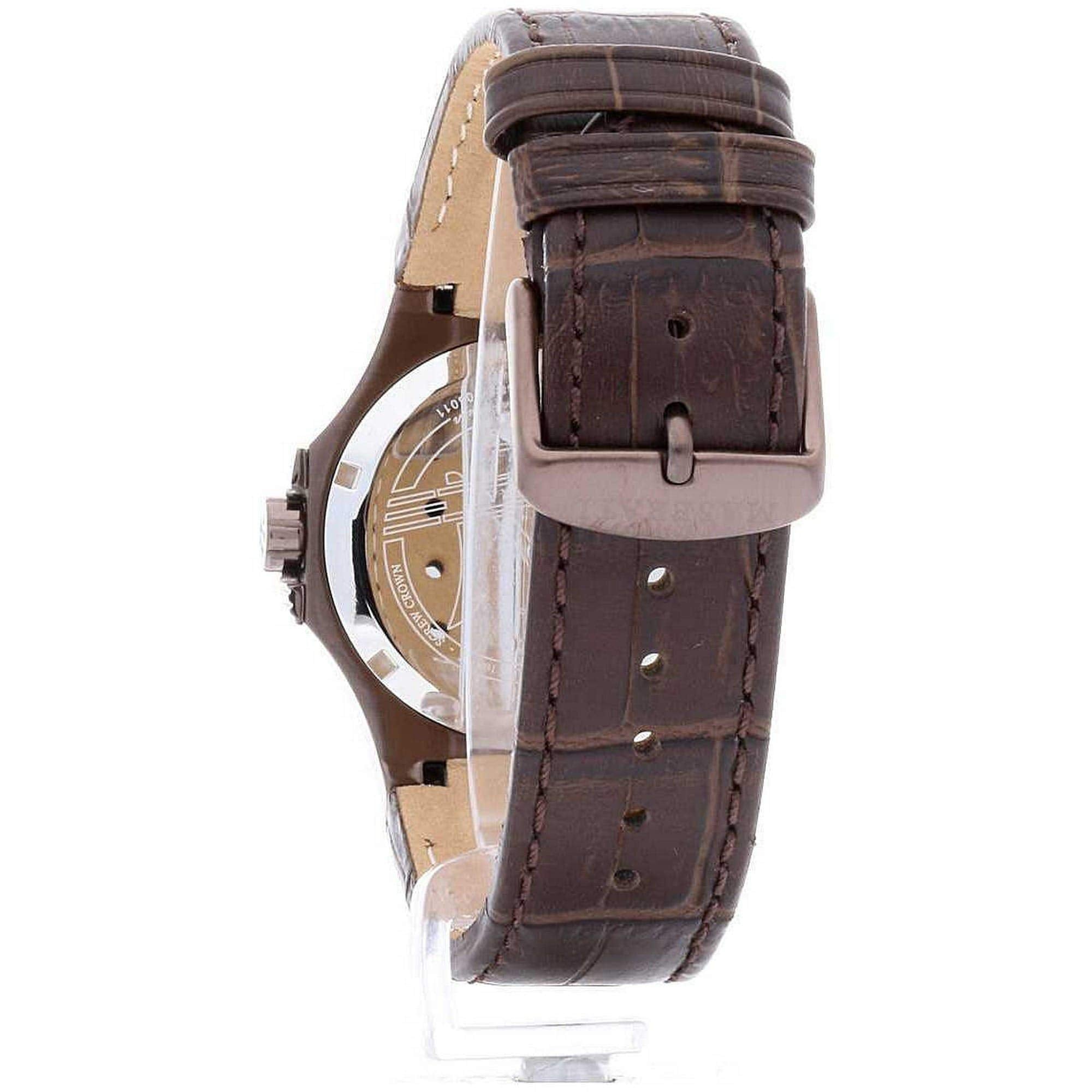 Maserati Potenza Brown Dial Brown Leather Strap Watch For Men - R8851108011 Watches Maserati   