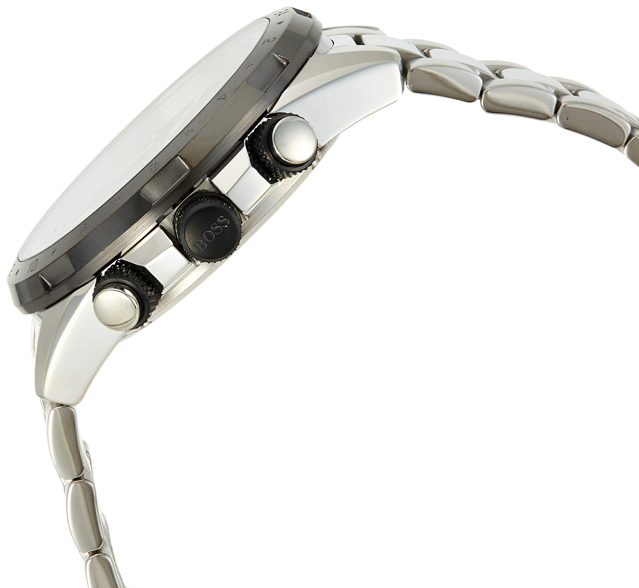 Hugo Boss Nomad Grey Dial Silver Steel Strap Watch for Men - 1513774 Watches Hugo Boss   