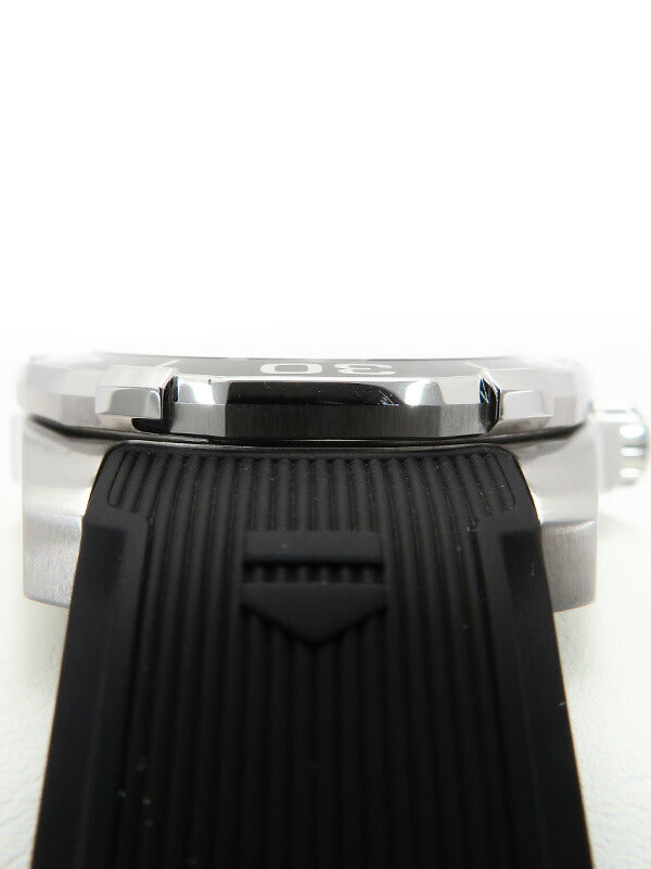 Tag Heuer Aquaracer Black Dial Black Rubber Strap Watch for Men - WAY111A.FT6151 Watches Tag Heuer   