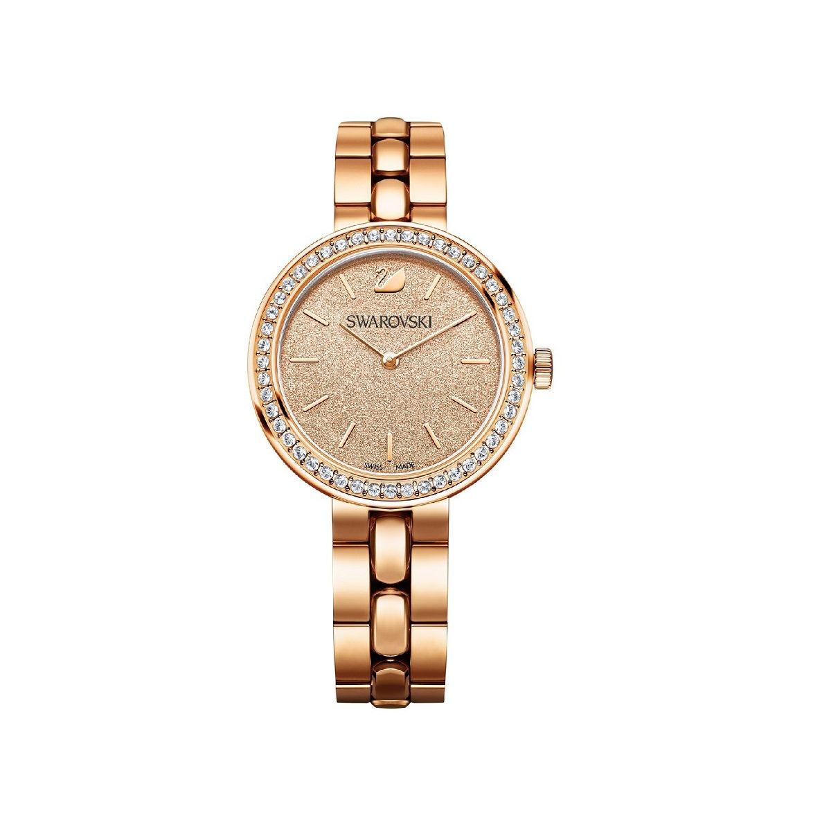 Swarovski Daytime Analog Gold Dial Gold Steel Strap Watch for Women - 5182231 Watches Swarovski   