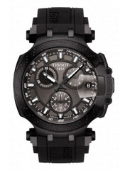 Tissot T Race Chonograph Anthracite Dial Black Silicon Strap Watch For Men - T115.417.37.061.03 Watches Tissot   