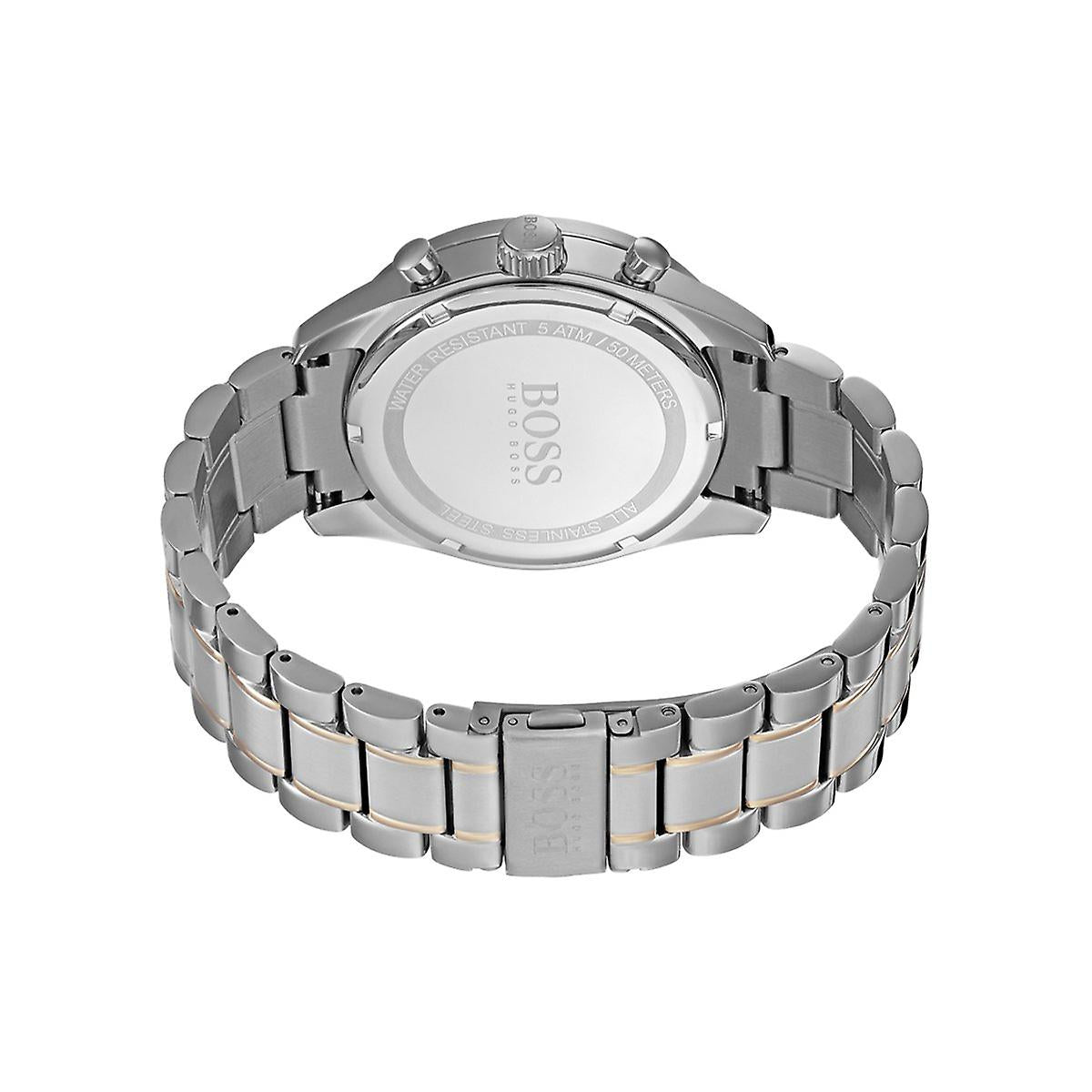 Hugo Boss Trophy Chronograph Grey Dial Silver Steel Strap Watch for Men - 1513634 Watches Hugo Boss   