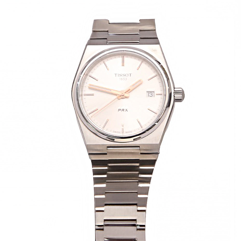 Tissot PRX 35mm Silver Dial Silver Steel Strap Watch For Women - T137.210.11.031.00 Watches Tissot   