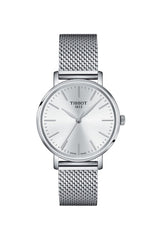 Tissot Everytime Gent Quartz Silver Dial Silver Mesh Bracelet Watch for Men - T143.410.11.011.00 Watches Tissot   