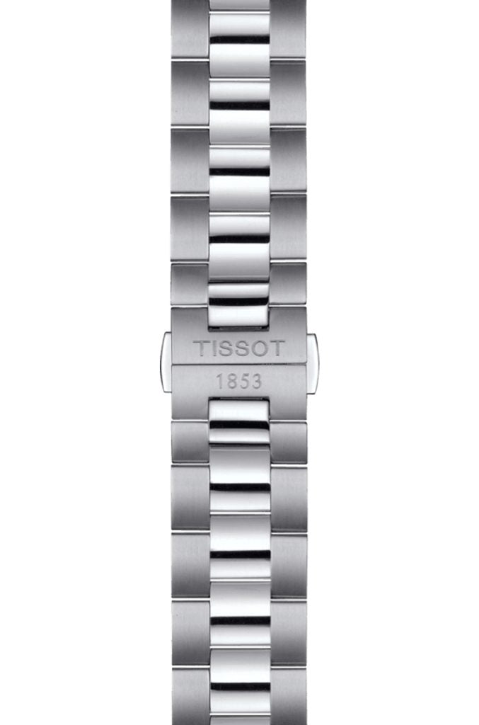 Tissot Gentleman Black Dial Silver Steel Strap Watch For Men - T127.410.11.051.00 Watches Tissot   