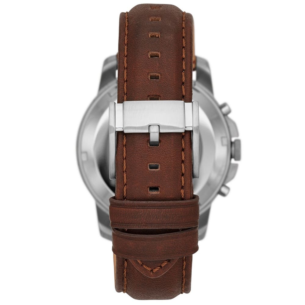 Fossil Grant Automatic White Dial Brown Leather Strap Watch for Men -  ME3027 Watches Fossil   