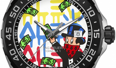 Tag Heuer Formula 1 Alec Monopoly Special Edition Black Rubber Strap Watch for Men - WAZ1119.FT8023 Watches Tag Heuer   