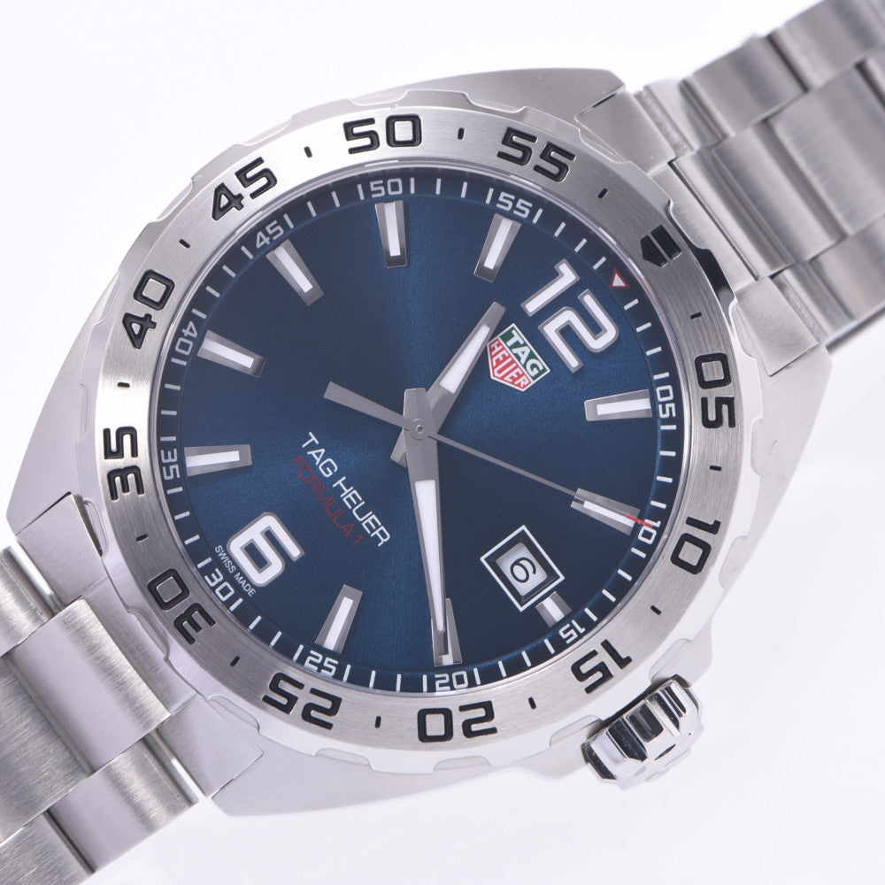 Tag Heuer Formula 1 Stainless Steel 41mm Blue Dial Silver Steel Strap Watch for Men - WAZ1118.BA0875 Watches Tag Heuer   